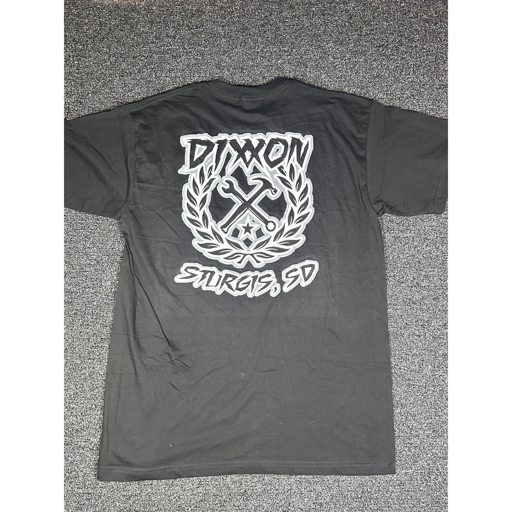 Dixxon Flannel Co Mens XL Black Sturgis SD Graphic T-Shirt Short Sleeve Biker